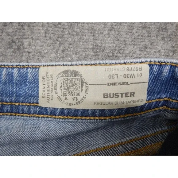 Diesel Slim Fit Distressed Jeans for Men